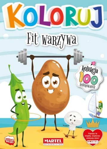 Koloruj - Fit warzywa, praca zbiorowa