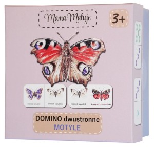 DOMINO DWUSTRONNE MOTYLE, MAMA MALUJE