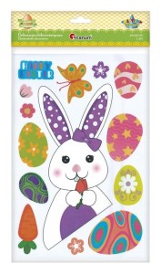 DEKORACJE ELEKTROSTATYCZNE WIELKANOC 14SZT