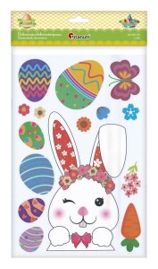 DEKORACJE ELEKTROSTATYCZNE WIELKANOC 15SZT