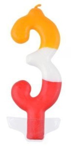 ŚWIECZKA 3 KOLOROWA