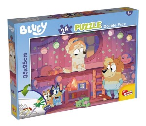 PUZZLE PODŁOGOWE DWUSTRONNE M 24 BLUEY STORY TIME