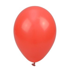 BALONY PASTELOWE JEDNOKOLOROWE CZERWONE 24CM 10SZT