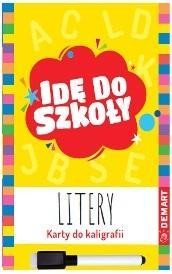 IDĘ DO SZKOŁY. LITERY. KARTY DO KALIGRAFII