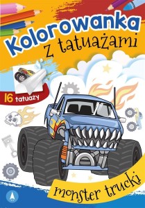 KOLOROWANKA Z TATUAŻAMI. MONSTER TRUCKI