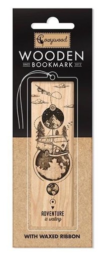 Zakładka drewniana Kamperem przez Świat, Cozywood