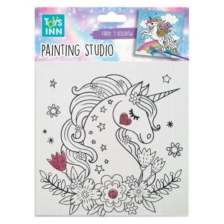 Zestaw do malowania Canvas Unicorn Kwiaty, STnux