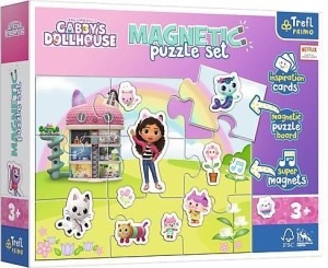 PUZZLE MAGNETYCZNE POZNAJ ŚWIAT GABI TREFL, TREFL