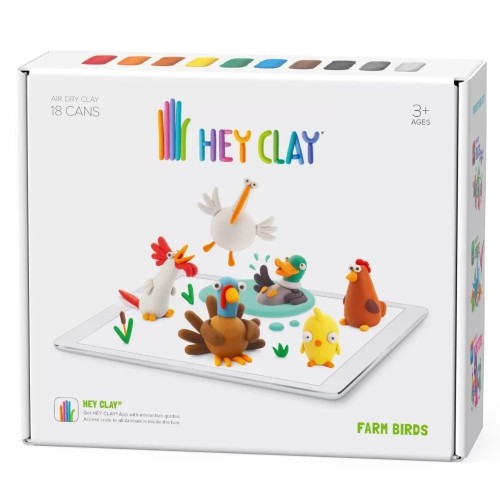 Hey Clay - Ptaki z farmy, TM Toys