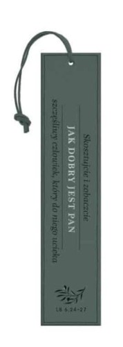 Zakładka skórzana - Skosztujcie i zobaczcie