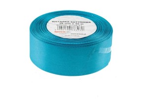 WSTĄŻKA SATYNOWA TURKUSOWY 38MMX32M