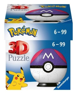 PUZZLE 3D POKEMON MASTER BALL, RAVENSBURGER