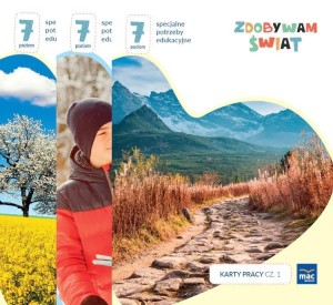 ZDOBYWAM ŚWIAT. KARTY PRACY CZ.1-3 POZIOM 7