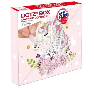 DIAMOND DOTZ BOX - DREAMY UNICORN, DIAMOND DOTZ