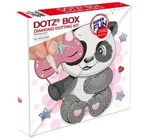 DIAMOND DOTZ BOX - PANDA CORN, DANTE