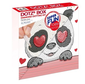 DIAMOND DOTZ BOX - PANDA LOVE, DIAMOND DOTZ