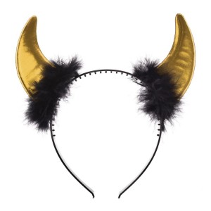 METALIZOWANE ROGI DIABŁA ZŁOTE