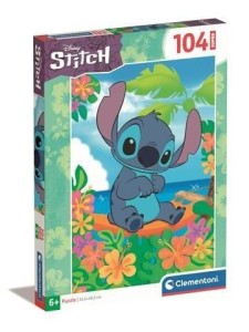 PUZZLE 104 SUPER KOLOR STITCH, CLEMENTONI