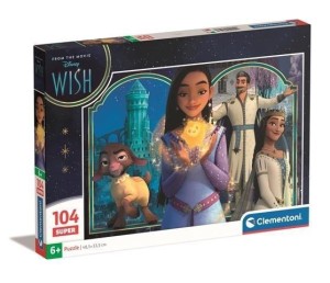 PUZZLE 104 SUPER KOLOR WISH, CLEMENTONI