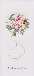 KARNET URODZINY DL U19 - BUKIET