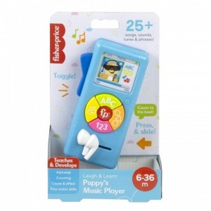 FISHER PRICE. ODTWARZACZ MUZYCZNY 123, MATTEL