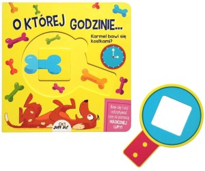 O KTÓREJ GODZINIE..? KSIĄŻKA Z MAGICZNĄ LUPĄ