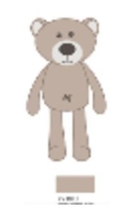 MIŚ TULIMY JASNOBRĄZOWY 19CM, BALIBAZOO