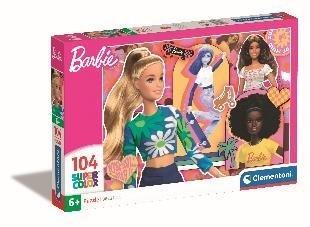 Puzzle 104 Super Kolor Barbie, Clementoni