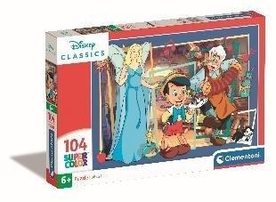 Puzzle 104 Super Kolor Pinocchio, Clementoni