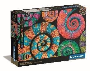 Puzzle 500 Compact Curly Tails, Clementoni