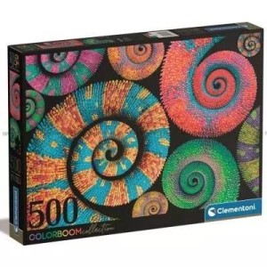 PUZZLE 500 COLOR BOOM CURLY TAILS, CLEMENTONI