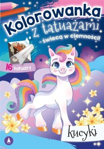 KOLOROWANKA Z TATUAŻAMI. KUCYKI, PRACA ZBIOROWA