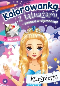 KOLOROWANKA Z TATUAŻAMI. KSIĘŻNICZKI