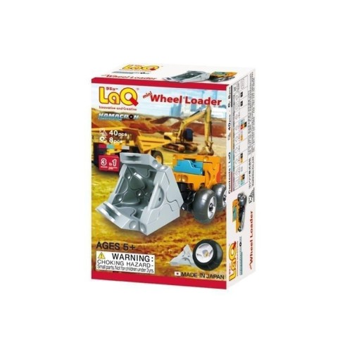 Klocki edukacyjne Mini Wheel Loader, LaQ