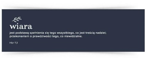 Zakładka duża - Wiara jest, Szaron