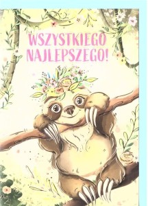 KARNET A5 URODZINY - LENIWIEC