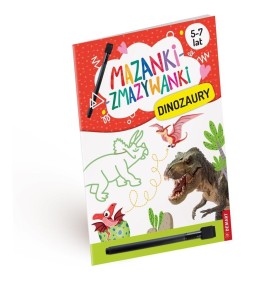 MAZANKI-ZMAZYWANKI. KOLOROWE DINOZAURY. ĆWICZENIA