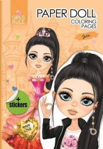 PAPIEROWA LALKA DO WYCINANIA JULIE