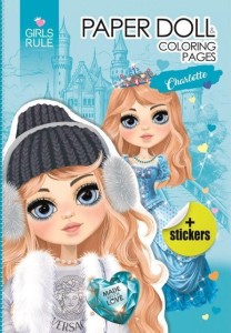 PAPIEROWA LALKA DO WYCINANIA CHARLOTTE