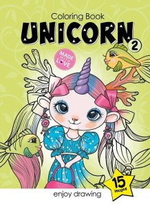 KOLOROWANKA A4 15 OBRAZKÓW JEDNOROŻCE 2