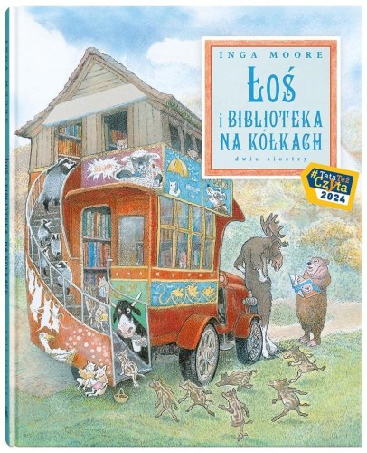 Łoś i biblioteka na kółkach, Inga Moore