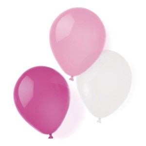 BALONY LATEKSOWE HOT PINK 25,4CM/10 8SZT.