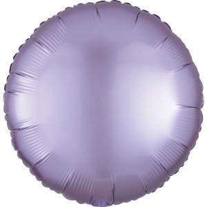 BALON FOLIOWY LUSTRE PASTEL LILA OKRĄGŁY 43CM