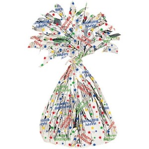 CIĘŻAREK DO BALONÓW FOLIOWYCH HAPPY BIRTHDAY 170G