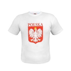 KOSZULKA Z NADRUKIEM BIAŁA L