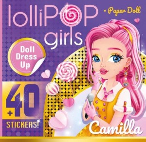 LALKA DO WYCINANIA Z NAKLEJKAMI 200X200 CAMILLA