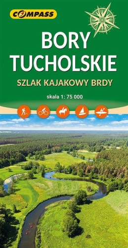 Mapa - Bory Tucholskie 1:75 000, praca zbiorowa