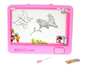 TABLICA DWUSTRON., CZARNA Z KREDĄ, BIAŁA Z FLAMAS.