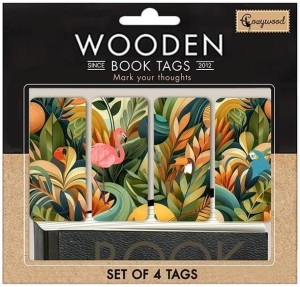 ZAKŁADKI DREWNIANE DO KSIĄŻKI DŻUNGLA, COZYWOOD