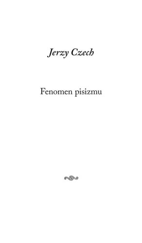 Fenomen pisizmu, Jerzy Czech